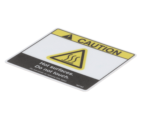 BKI PARTS BKI N0162 Decal Caution Hot Surfaces - SKU BKIN0162