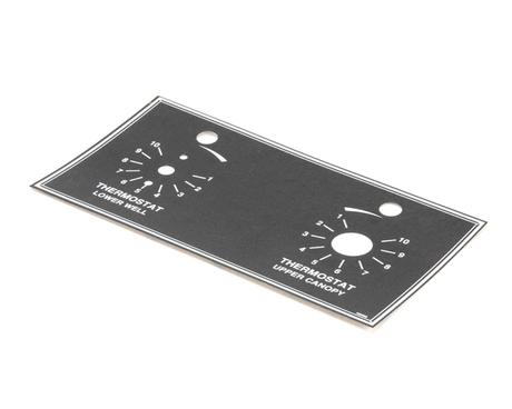 BKI PARTS BKI N0466 Decal Control Plate W/Top He - SKU BKIN0466