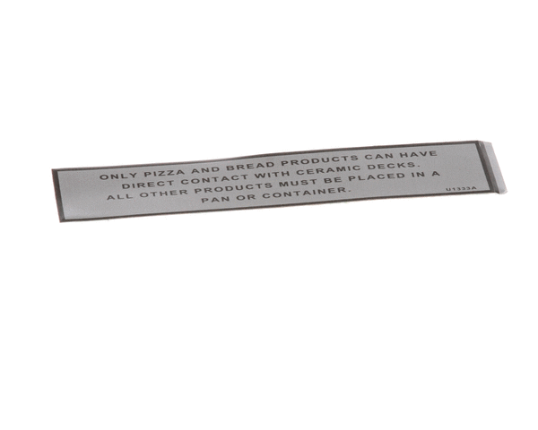 BAKERS PRIDE PARTS U1333A - SKU BKPU1333A