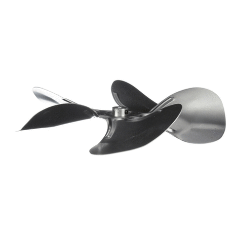 BALLY REFRIGERATED BOXES PARTS Bally Refrigerated Boxes 053702 Fan Blade - SKU BLRB053702