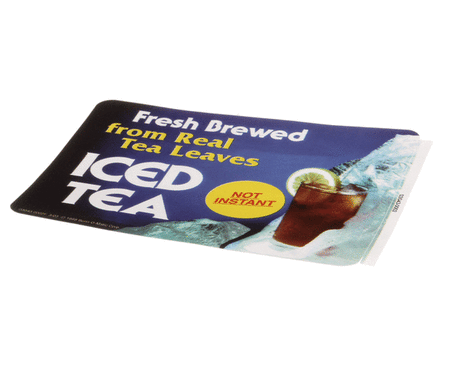 BUNN PARTS Bunn 03043.0002 Decal Fresh Brewed Iced Tea - SKU BU03043.0002