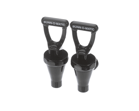 BUNN PARTS Bunn 03260.1000 Faucet Assembly Plastic Blk 2PK - SKU BU03260.1000