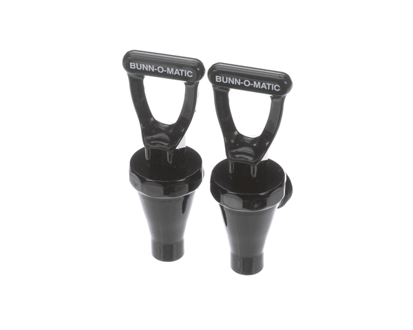 BUNN PARTS Bunn 03260.1000 Faucet Assembly Plastic Blk 2PK - SKU BU03260.1000