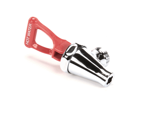 BUNN PARTS Bunn 03287.0006 Faucet Assembly Crm W/Red Handle - SKU BU03287.0006