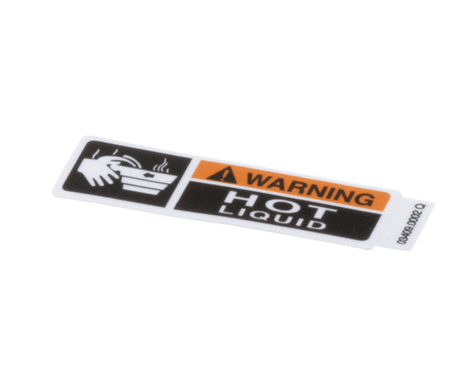 BUNN PARTS Bunn 03409.0002 Decal Warning-Hot Liquid - SKU BU03409.0002