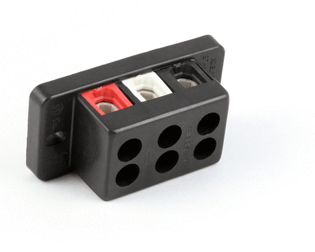 BUNN PARTS Bunn 07038.0000 Terminal Block 3 Pole-Red/Wht/Blk - SKU BU07038.0000