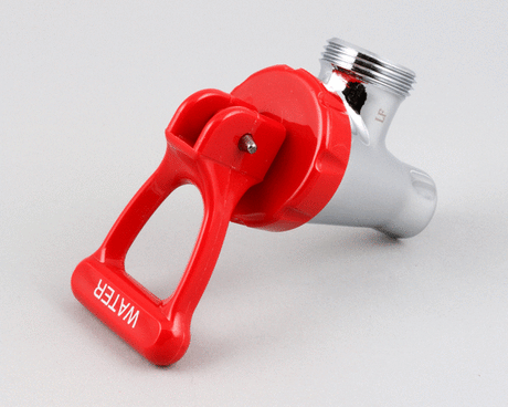 BUNN 07094.0001 FAUCET RED HDLBNT-SELF/LOCK