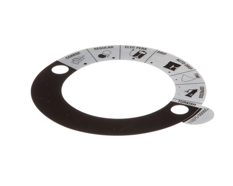 BUNN PARTS Bunn 11075.0000 Decal Grind Select-Dial - SKU BU11075.0000