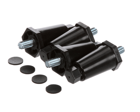 BUNN PARTS Bunn 13255.0006 Kit LEG-2.50 Adj Blk Plastic - SKU BU13255.0006