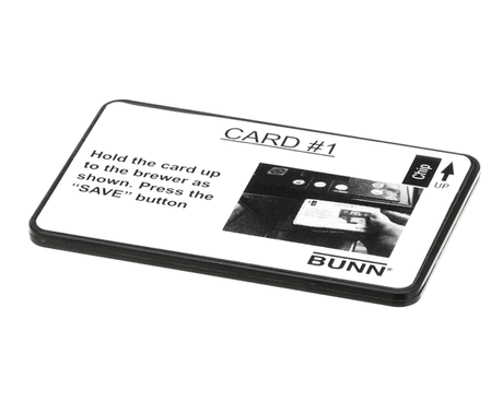 BUNN PARTS Bunn 34447.0010 Card Assembly Tea Recipe(bk) - SKU BU34447.0010