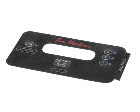 BUNN PARTS Bunn 52904.7100 Overlay 3BATCH-1BREW (Tim Horton) - SKU BU52904.7100