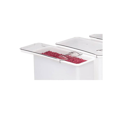 CAMBRO PARTS Cambro IB27LIDCW135 27 Gal Clear Plastic Ingredient Bin Lid - SKU CAMIB27LIDCW135