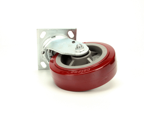 CARTER HOFFMANN PARTS Carter Hoffmann 18301-6214 6IN Swivel Red Poly -Cw- - SKU CAR18301-6214