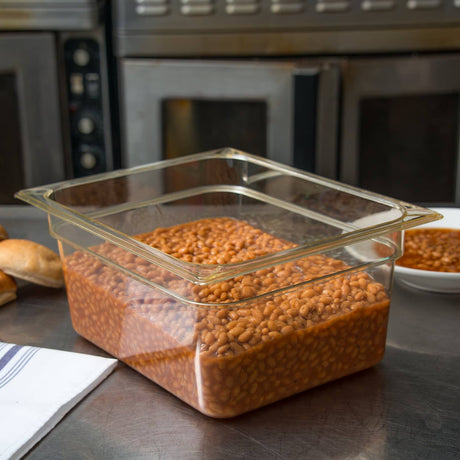 CARLISLE PARTS Carlisle 10422B13 Food Pan 1/2 Size 6IN Hh Amber - SKU CARL10422B13