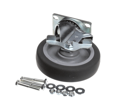 CARLISLE PARTS Carlisle IT410CSB00 Caster 5IN Swivel W/Brake Gray - SKU CARLIT410CSB00