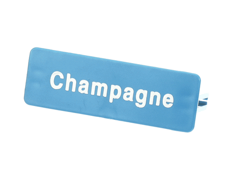 CARLISLE PARTS Carlisle PLQ30114 Plaque Glass Champagne Carlblu - SKU CARLPLQ30114