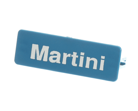 CARLISLE PARTS Carlisle PLQ32714 Plaque Glass Martini Carl Blue - SKU CARLPLQ32714