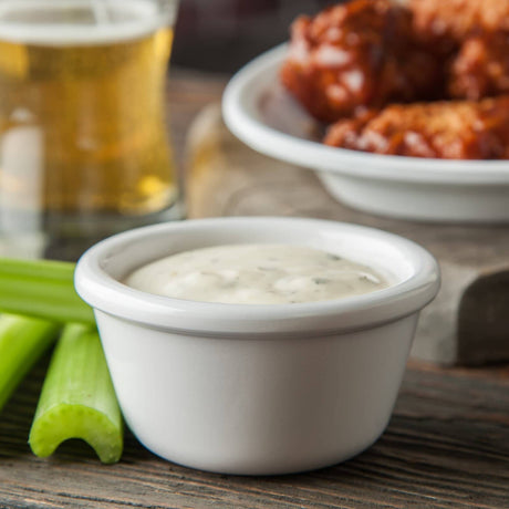 CARLISLE PARTS Carlisle S28302 Melamine Smooth Ramekin Lt 4OZ Wht - SKU CARLS28302