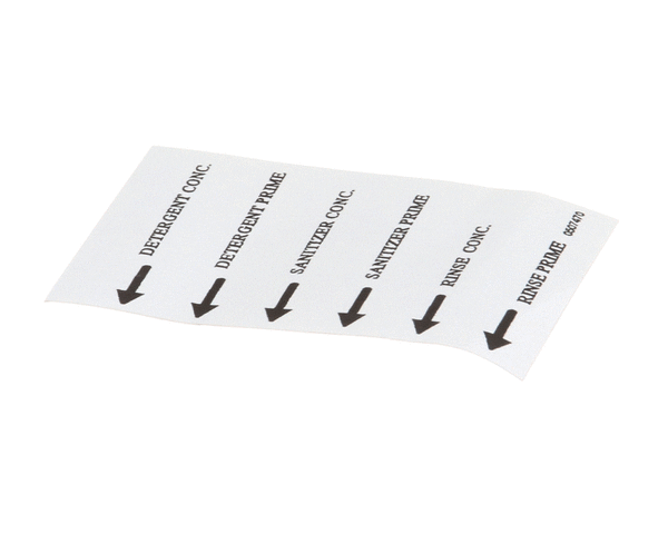 CHAMPION - MOYER DIEBEL PARTS Champion - Moyer Diebel 0507470 Label Injector Prime Df/Sw - SKU CHA0507470