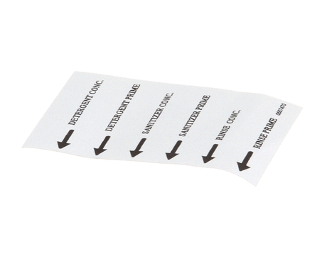 CHAMPION - MOYER DIEBEL PARTS Champion - Moyer Diebel 0507470 Label Injector Prime Df/Sw - SKU CHA0507470