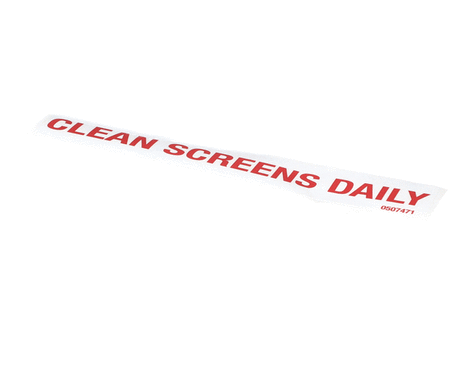 CHAMPION - MOYER DIEBEL PARTS Champion - Moyer Diebel 0507471 Label Clean Daily - SKU CHA0507471