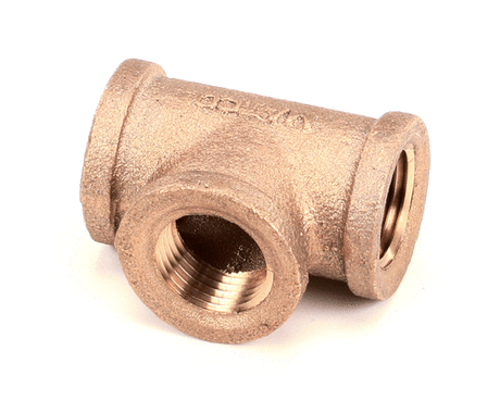 CHAMPION - MOYER DIEBEL PARTS Champion - Moyer Diebel 102514 Tee 1/2NPT Brass - SKU CHA102514