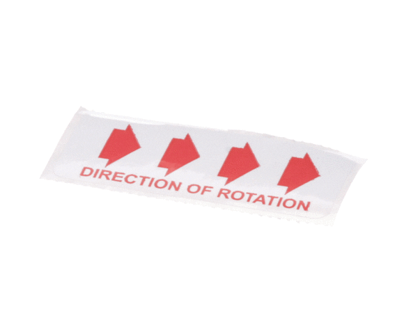 CHAMPION - MOYER DIEBEL 110990 LABEL DIRECTION OF ROTATION (LOCATE ON C