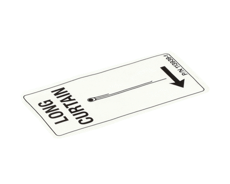 CHAMPION - MOYER DIEBEL PARTS Champion - Moyer Diebel 113939-1 Label Curtain Rl Long (500 Per Roll) - SKU CHA113939-1