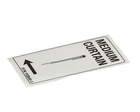CHAMPION - MOYER DIEBEL PARTS Champion - Moyer Diebel 113941-1 Label Curtain Rl Med 500 Per Rl - SKU CHA113941-1