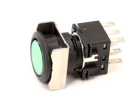 CHAMPION - MOYER DIEBEL PARTS Champion - Moyer Diebel 115616 Switch Pwr Maint. Grn Pb 16MM Dpdt Flsh - SKU CHA115616