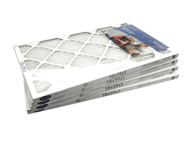 CARRIER PARTS Carrier 16X25X1-M13-C-P4 Merv 13 1IN Air Filter 16IN X25IN X1IN 4 Pack - SKU CIA16X25X1-M13-C-P4