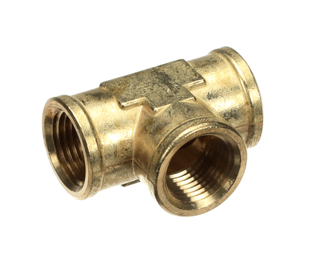 CMA DISH MACHINES PARTS CMA Dish Machines 00743.10 1/2 Tee F X F X F Brass - SKU CMA00743.10
