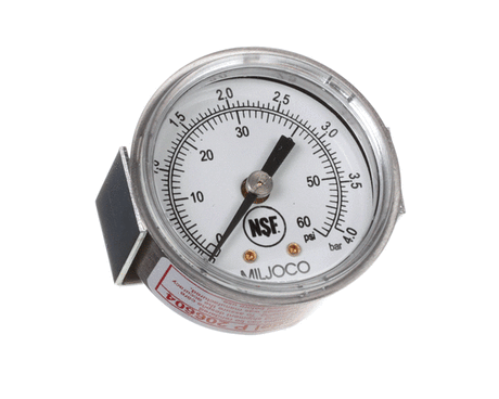 CMA DISH MACHINES PARTS CMA Dish Machines 02104.63 Uc 65E Gauge Pressure 0-60 PSI - SKU CMA02104.63