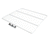 CONTINENTAL REFRIGERATION PARTS Continental Refrigeration 5-122 Shelf (22 1/4 X 19 5/8) - SKU CNT5-122
