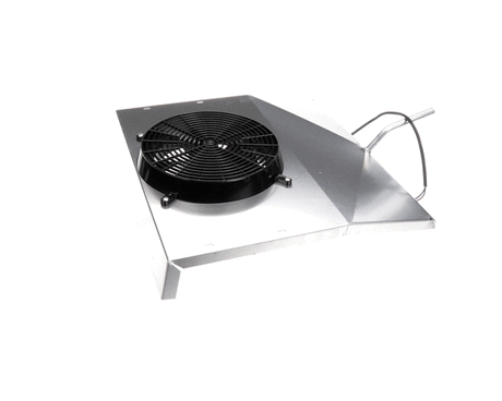 CONTINENTAL REFRIGERATION PARTS Continental Refrigeration 50-040-1RF Fan Panel Assy Black Fan Guard With 4-14 - SKU CNT50-...