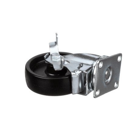 CONTINENTAL REFRIGERATION PARTS Continental Refrigeration 50212 Caster Flat Plate (4IN W/ Brake) (5-1/8IN - SKU CNT50212