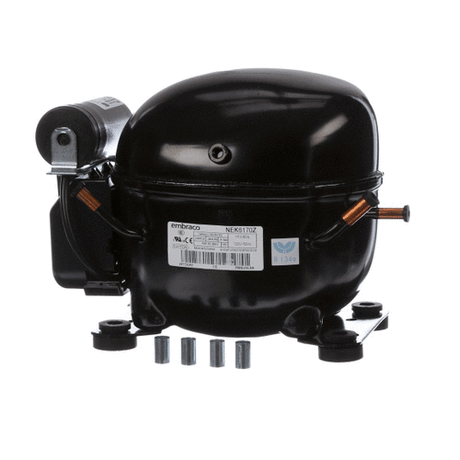 CONTINENTAL REFRIGERATION PARTS Continental Refrigeration NEK6170Z1 Compressor 4-369COMP 1/4HP Hi R-134A 115 - SKU CNTNEK6...