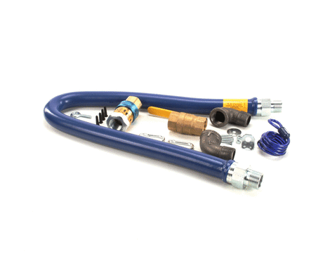 DORMONT PARTS Dormont 16100KIT48 Gas Hose Blue 1IN X 48IN Snapfast Valve - SKU DR16100KIT48