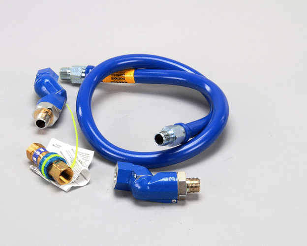 DORMONT PARTS Dormont 1650BPQ2S48 1/2 Dia. 48 Blue Hose Snapfast 2 Swiv - SKU DR1650BPQ2S48