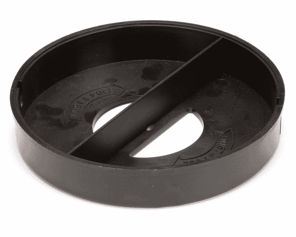 DISPENSE-RITE PARTS Dispense-Rite 004ADJ2C-P Cap End Black Plastic Holds - SKU DSPR004ADJ2C-P