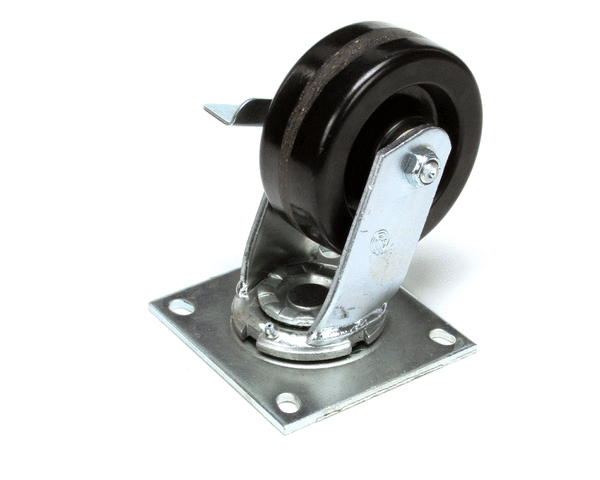 DUKE 153975 CASTER PLATE SWIVEL W/BRAKE 5-81-222-2A
