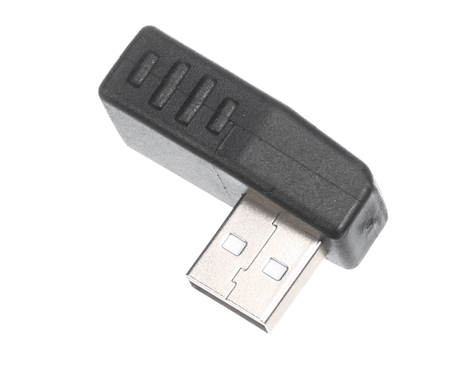 DUKE PARTS Duke 166184 Usb. 2.0 Male To Female Rt. Angle Adapte - SKU DUK166184