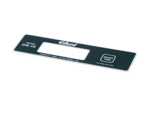 EDLUND PARTS Edlund D074B Decal DS-10 Switch Pad Bonso - SKU EDLD074B
