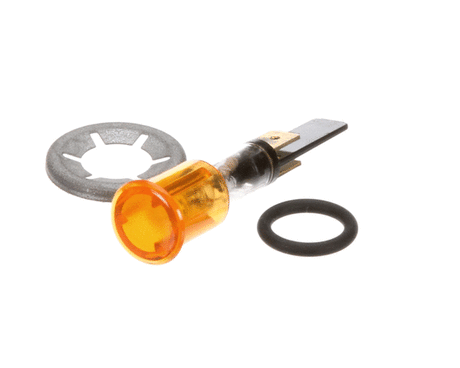 ELECTROLUX PROFESSIONAL PARTS Electrolux Professional 005011 Yellow Pilot Lamp Assembly; Round; 230V - SKU ELX005011