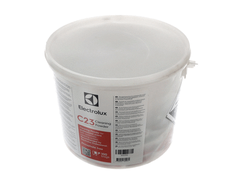 ELECTROLUX PROFESSIONAL 0S2392 C23-CLEANING POWDER;100 BAG BUCKET;UN182