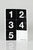 ELECTROLUX PROFESSIONAL PARTS Electrolux Professional 0W7O3M Black Stickers With White Numbers; 1 To 5 - SKU ELX0W7O3M
