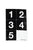ELECTROLUX PROFESSIONAL PARTS Electrolux Professional 0W7O3N Black Stickers With White Numbers; 6 To 10 - SKU ELX0W7O3N