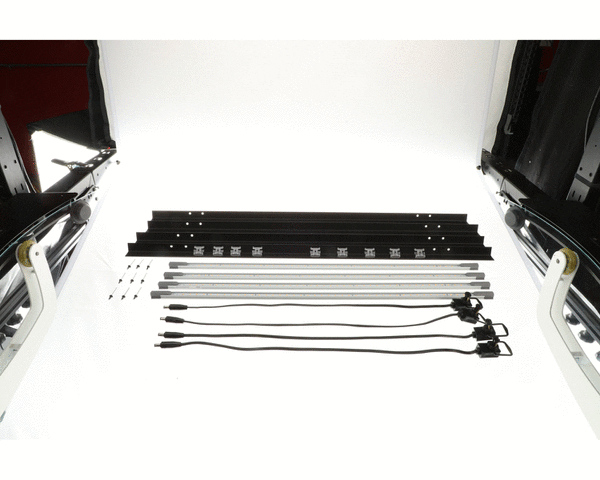 FEDERAL INDUSTRIES PARTS Federal Industries SA5928-9B 6'(4) Lite Blk LED 3500K Elio - SKU FEDSA5928-9B