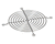 GARLAND PARTS Garland 1919001 Guard Finger 120 Mm Fan - SKU GL1919001