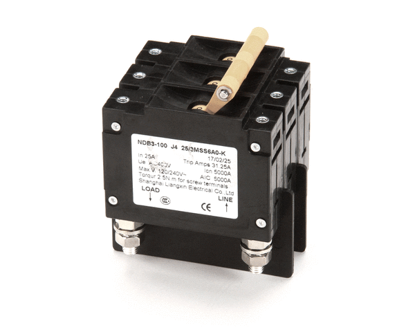 GARLAND PARTS Garland 4600125 Circuit Breaker - 25A (Yel Tog - SKU GL4600125